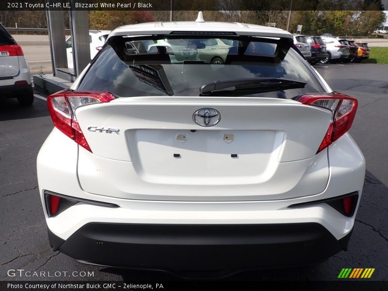 Blizzard White Pearl / Black 2021 Toyota C-HR LE