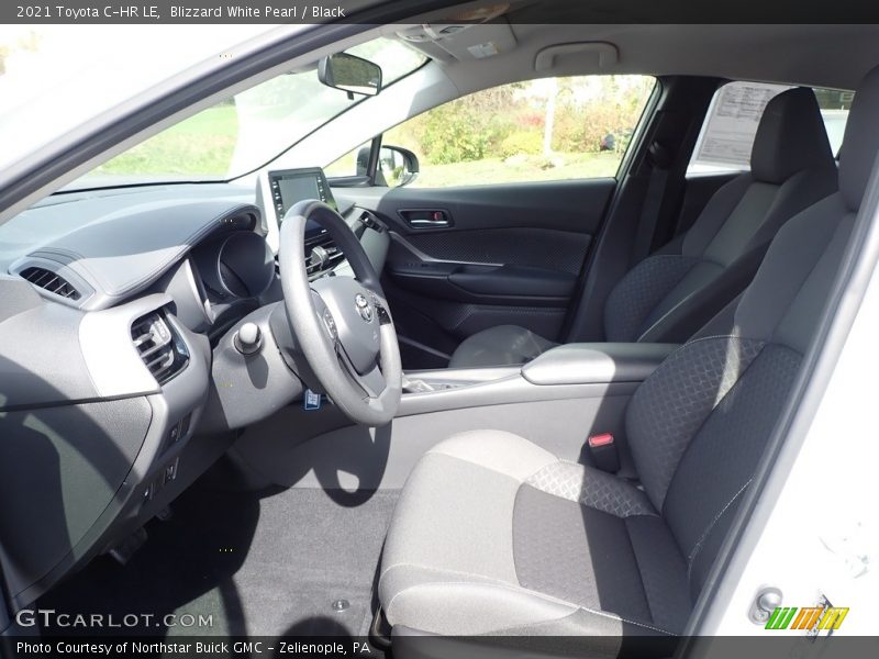Blizzard White Pearl / Black 2021 Toyota C-HR LE