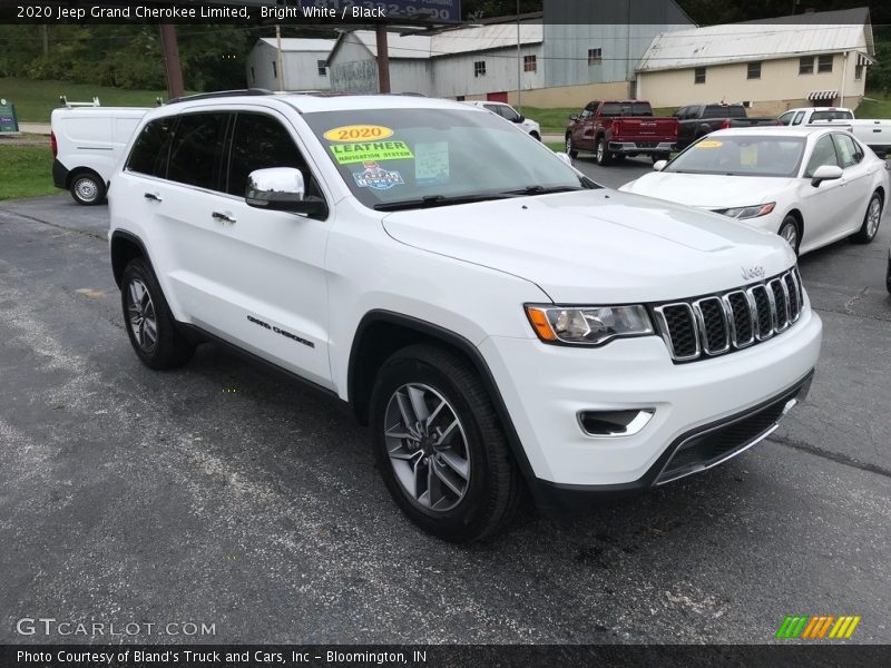 Bright White / Black 2020 Jeep Grand Cherokee Limited