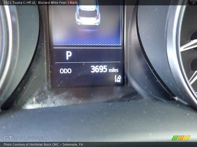 Blizzard White Pearl / Black 2021 Toyota C-HR LE