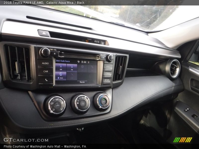 Galactic Aqua Mica / Black 2018 Toyota RAV4 LE AWD