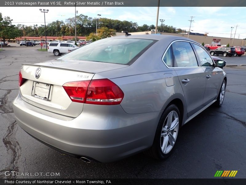 Reflex Silver Metallic / Titan Black 2013 Volkswagen Passat V6 SE