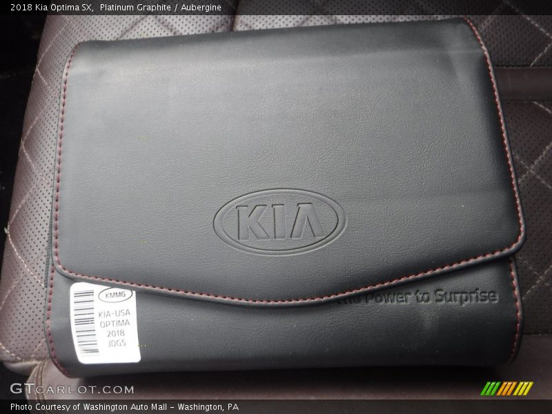 Platinum Graphite / Aubergine 2018 Kia Optima SX