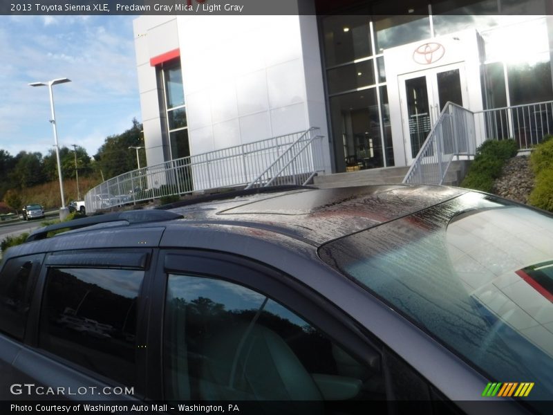Predawn Gray Mica / Light Gray 2013 Toyota Sienna XLE