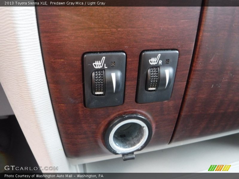 Predawn Gray Mica / Light Gray 2013 Toyota Sienna XLE
