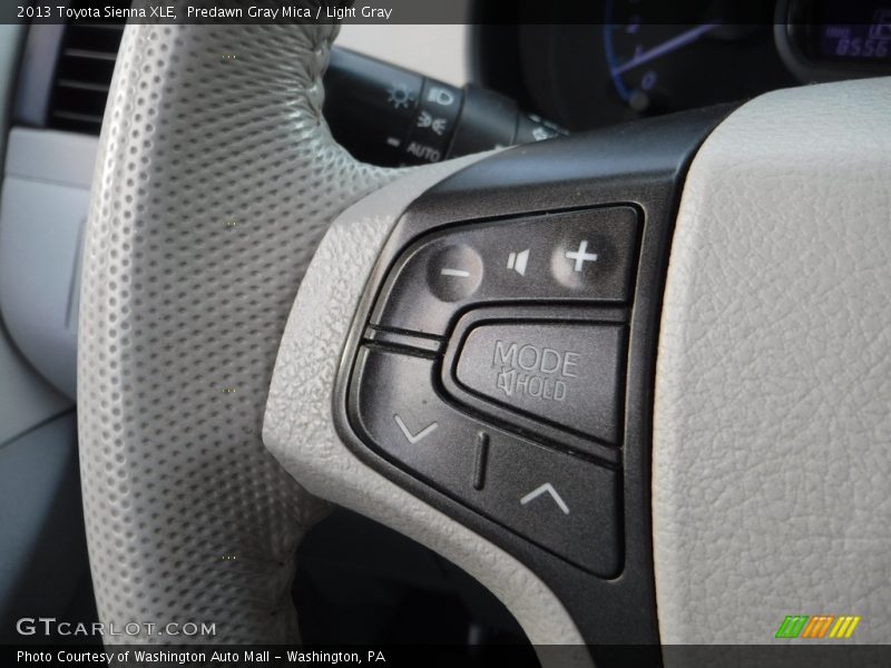 Predawn Gray Mica / Light Gray 2013 Toyota Sienna XLE