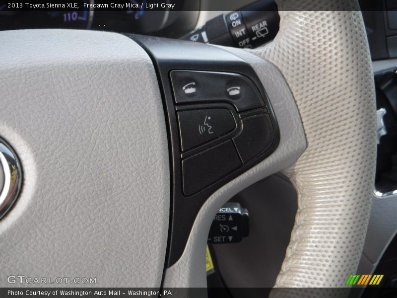 Predawn Gray Mica / Light Gray 2013 Toyota Sienna XLE