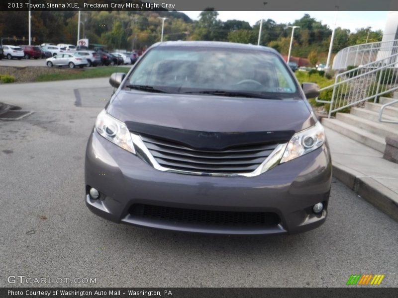 Predawn Gray Mica / Light Gray 2013 Toyota Sienna XLE