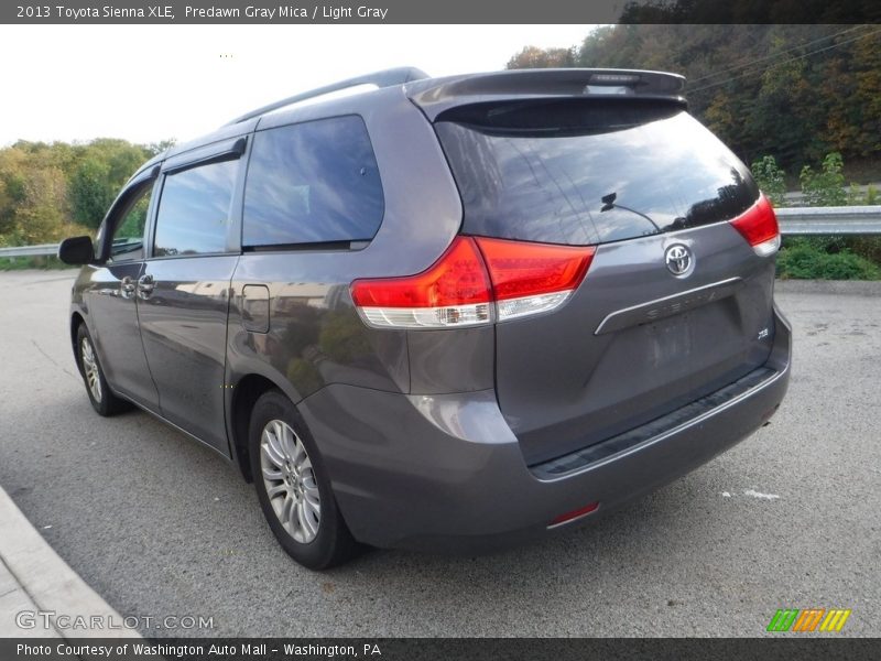 Predawn Gray Mica / Light Gray 2013 Toyota Sienna XLE