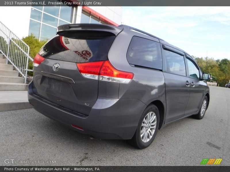 Predawn Gray Mica / Light Gray 2013 Toyota Sienna XLE