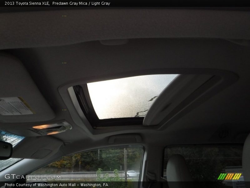 Predawn Gray Mica / Light Gray 2013 Toyota Sienna XLE