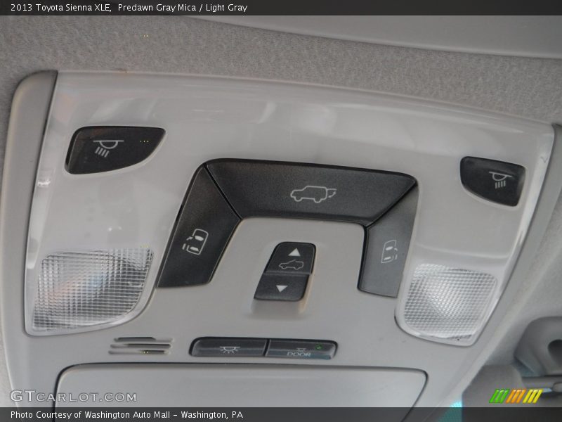 Predawn Gray Mica / Light Gray 2013 Toyota Sienna XLE