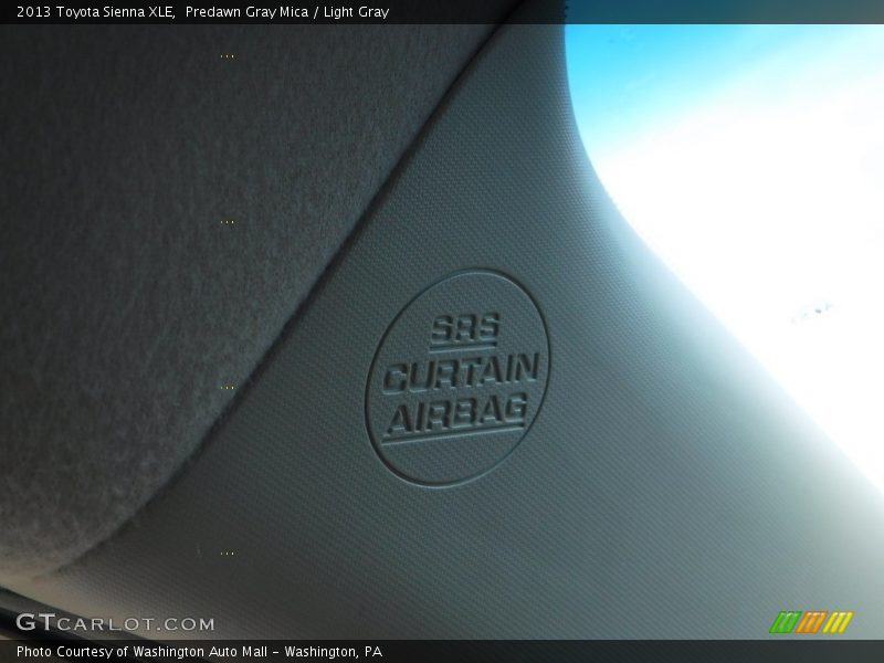 Predawn Gray Mica / Light Gray 2013 Toyota Sienna XLE