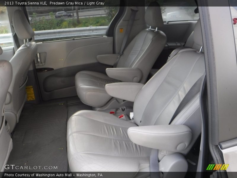 Predawn Gray Mica / Light Gray 2013 Toyota Sienna XLE