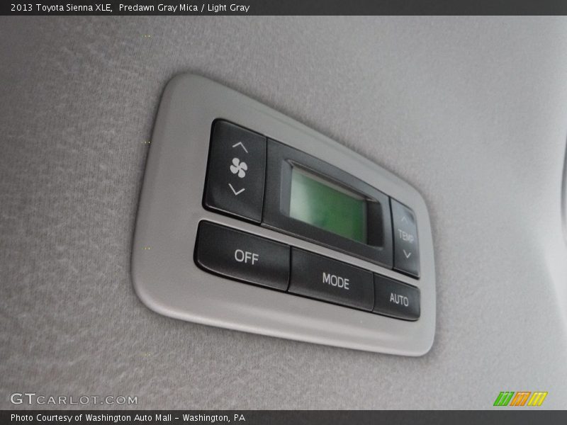 Predawn Gray Mica / Light Gray 2013 Toyota Sienna XLE