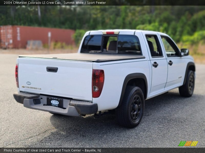 Summit White / Sport Pewter 2004 Chevrolet Colorado LS Crew Cab