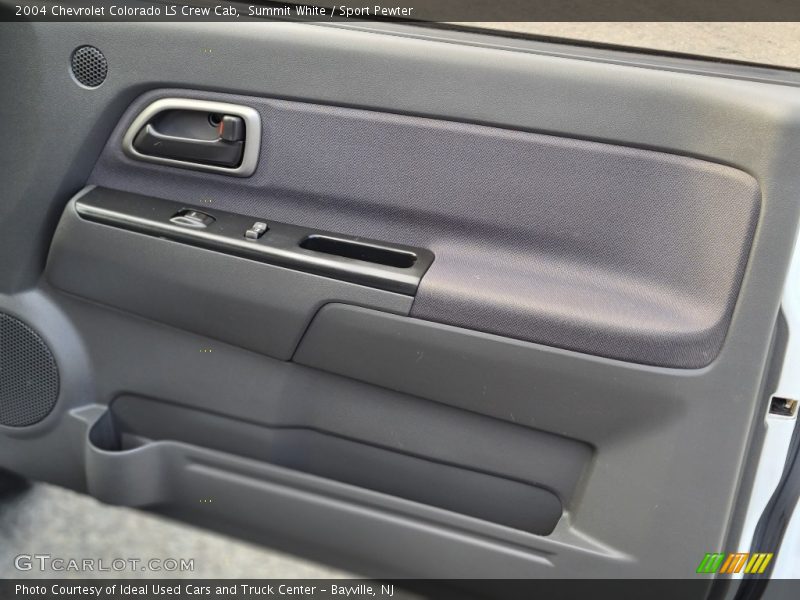 Summit White / Sport Pewter 2004 Chevrolet Colorado LS Crew Cab