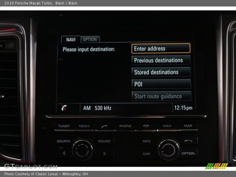 Black / Black 2016 Porsche Macan Turbo