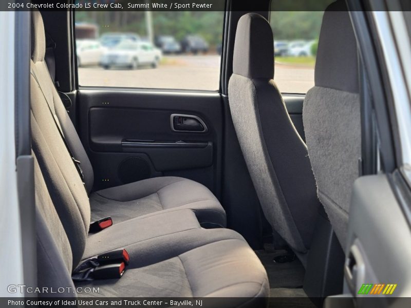 Summit White / Sport Pewter 2004 Chevrolet Colorado LS Crew Cab