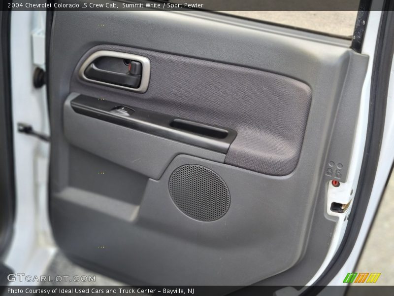 Summit White / Sport Pewter 2004 Chevrolet Colorado LS Crew Cab
