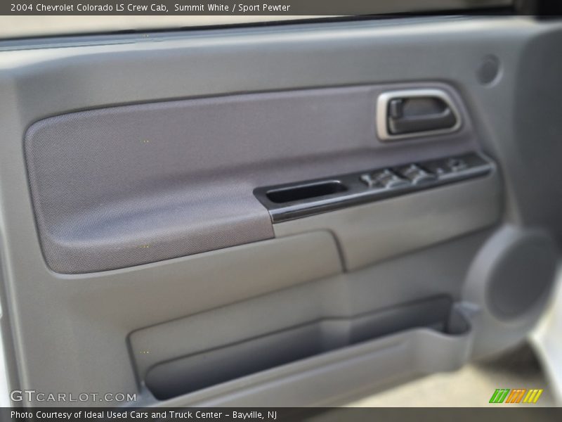 Summit White / Sport Pewter 2004 Chevrolet Colorado LS Crew Cab
