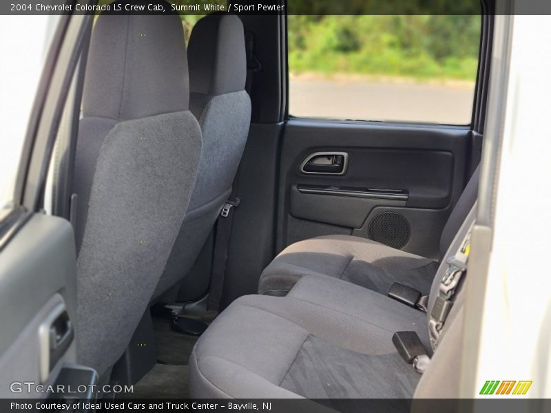 Summit White / Sport Pewter 2004 Chevrolet Colorado LS Crew Cab