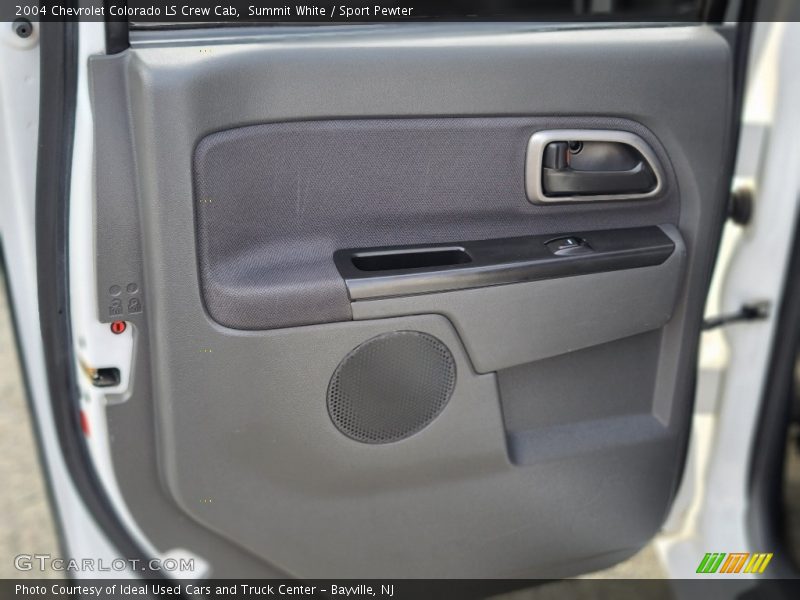 Summit White / Sport Pewter 2004 Chevrolet Colorado LS Crew Cab