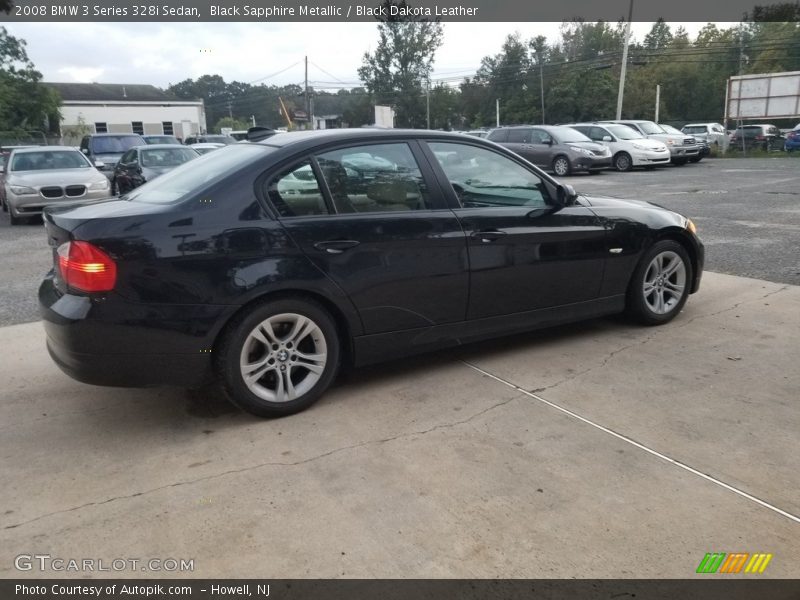 Black Sapphire Metallic / Black Dakota Leather 2008 BMW 3 Series 328i Sedan