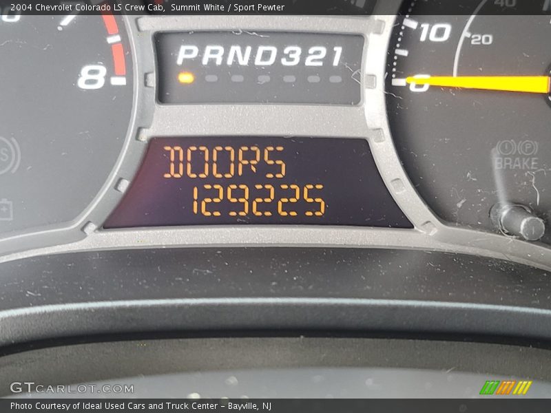 Summit White / Sport Pewter 2004 Chevrolet Colorado LS Crew Cab