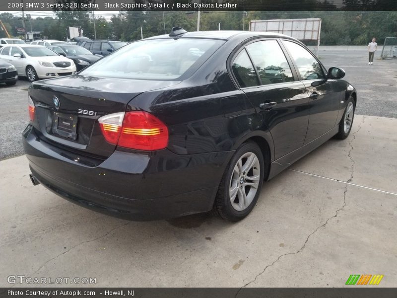 Black Sapphire Metallic / Black Dakota Leather 2008 BMW 3 Series 328i Sedan
