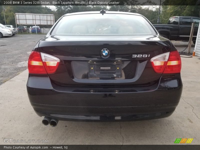 Black Sapphire Metallic / Black Dakota Leather 2008 BMW 3 Series 328i Sedan