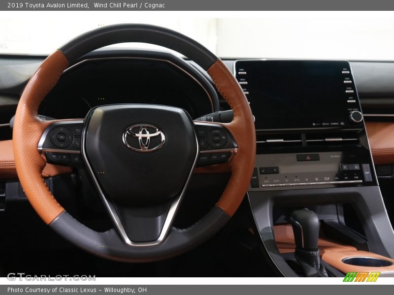 Wind Chill Pearl / Cognac 2019 Toyota Avalon Limited