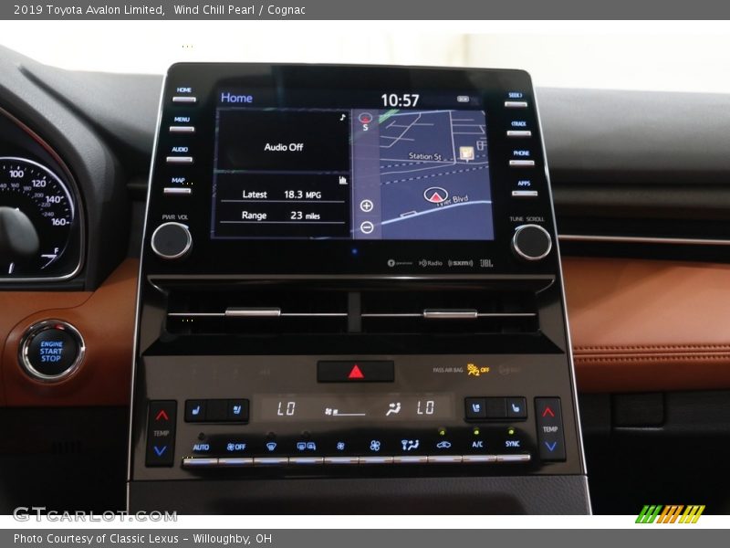 Wind Chill Pearl / Cognac 2019 Toyota Avalon Limited