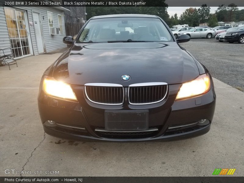 Black Sapphire Metallic / Black Dakota Leather 2008 BMW 3 Series 328i Sedan
