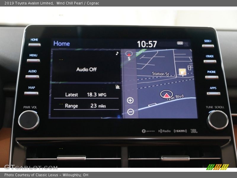 Wind Chill Pearl / Cognac 2019 Toyota Avalon Limited