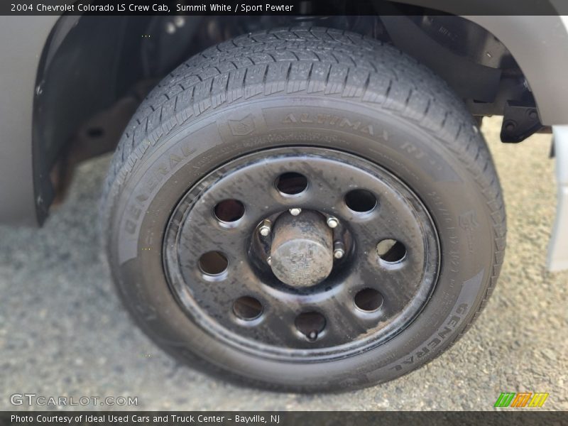 Summit White / Sport Pewter 2004 Chevrolet Colorado LS Crew Cab