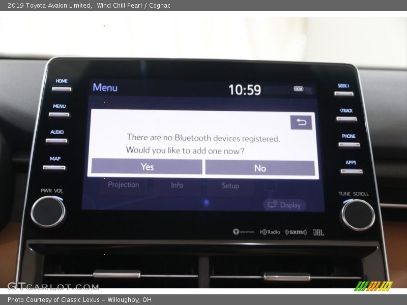 Wind Chill Pearl / Cognac 2019 Toyota Avalon Limited