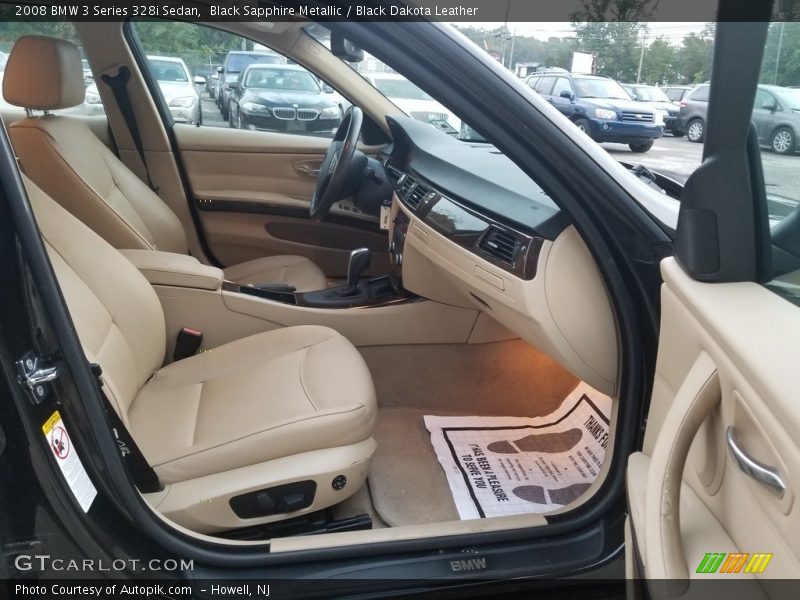 Black Sapphire Metallic / Black Dakota Leather 2008 BMW 3 Series 328i Sedan