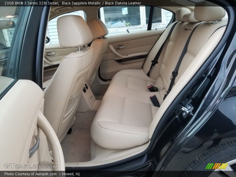 Black Sapphire Metallic / Black Dakota Leather 2008 BMW 3 Series 328i Sedan