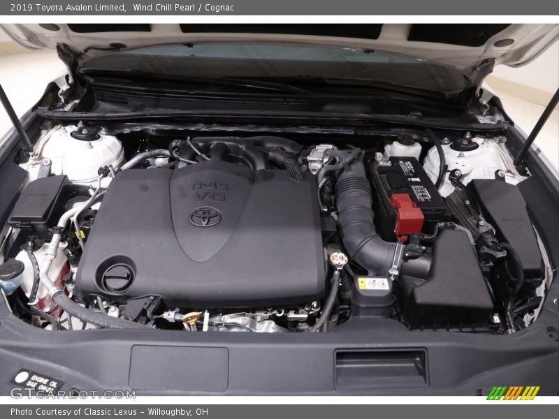 Wind Chill Pearl / Cognac 2019 Toyota Avalon Limited