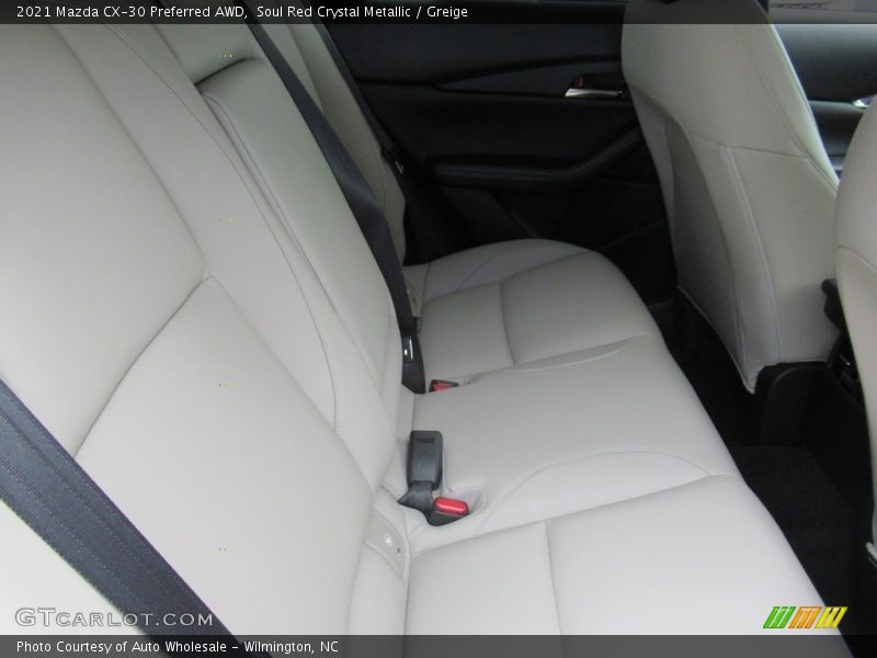 Soul Red Crystal Metallic / Greige 2021 Mazda CX-30 Preferred AWD
