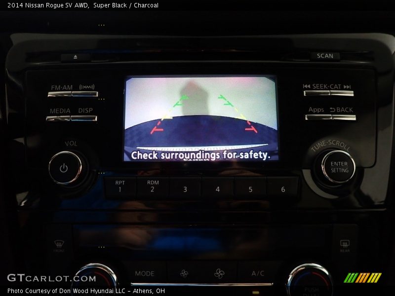 Super Black / Charcoal 2014 Nissan Rogue SV AWD