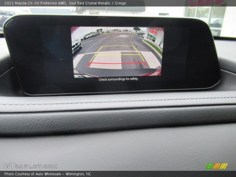 Soul Red Crystal Metallic / Greige 2021 Mazda CX-30 Preferred AWD