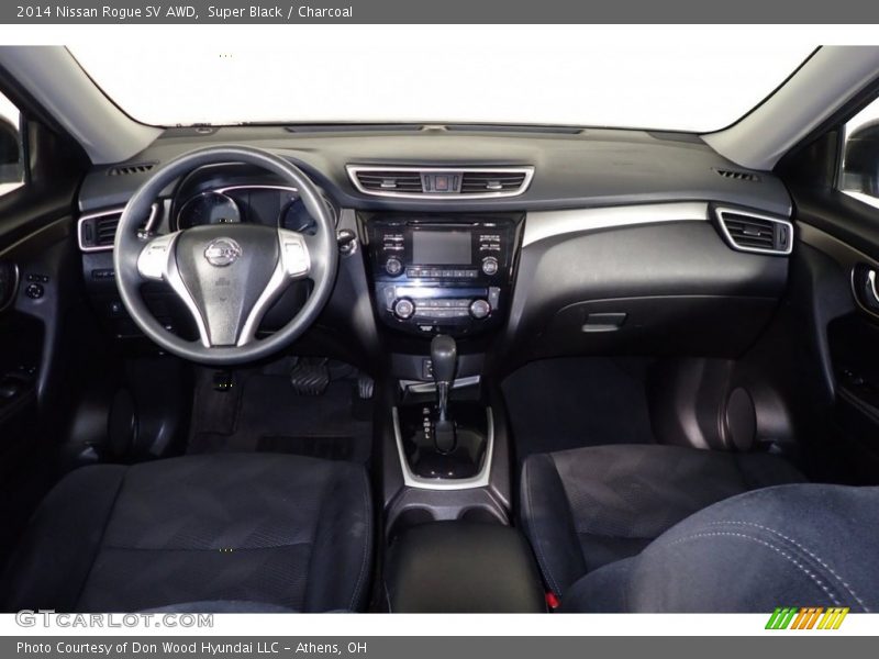 Super Black / Charcoal 2014 Nissan Rogue SV AWD