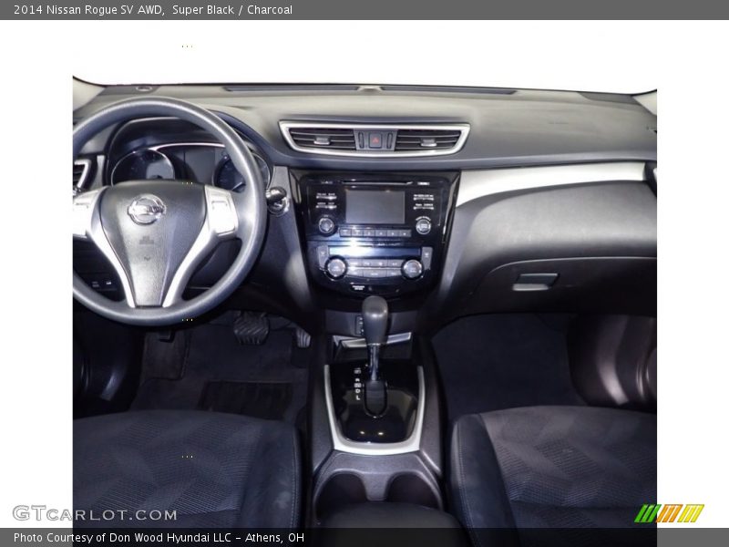Super Black / Charcoal 2014 Nissan Rogue SV AWD