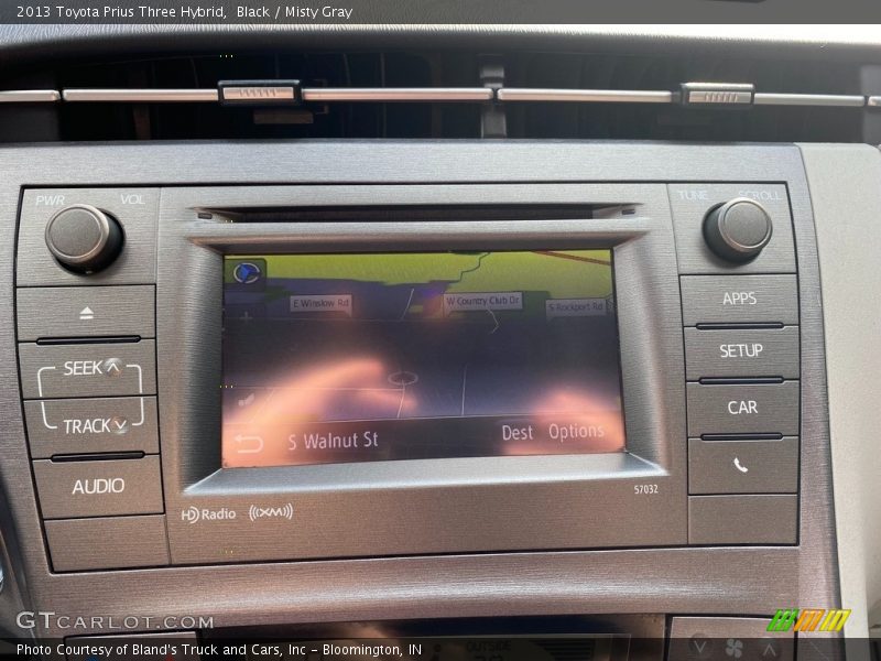 Black / Misty Gray 2013 Toyota Prius Three Hybrid