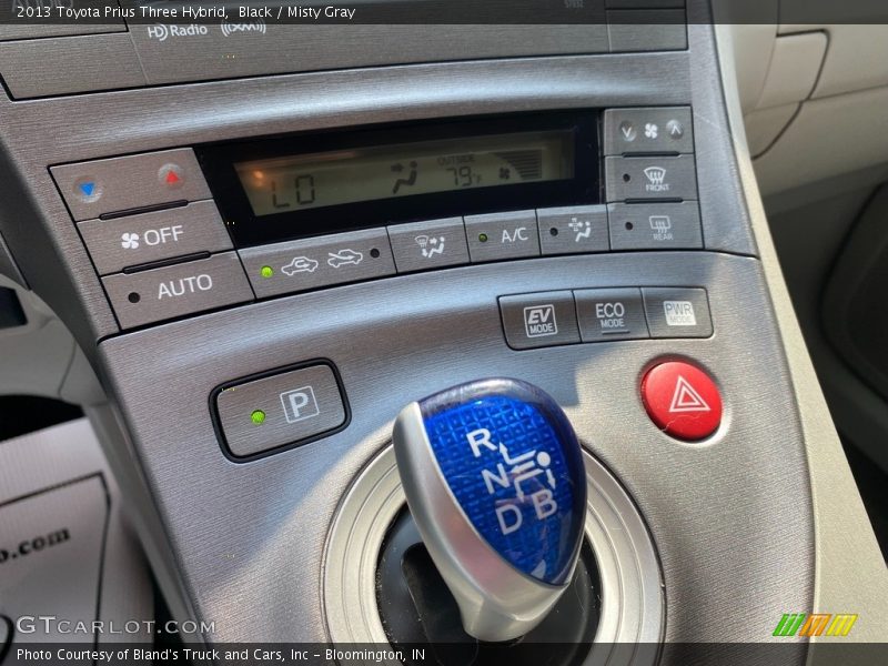 Black / Misty Gray 2013 Toyota Prius Three Hybrid