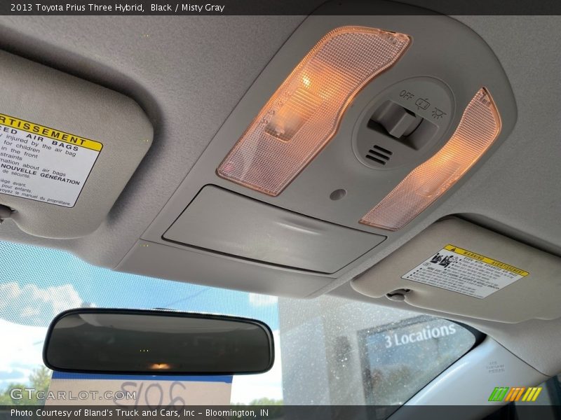 Black / Misty Gray 2013 Toyota Prius Three Hybrid