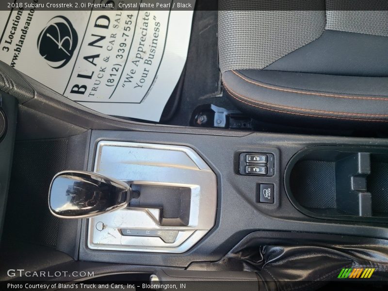 Crystal White Pearl / Black 2018 Subaru Crosstrek 2.0i Premium