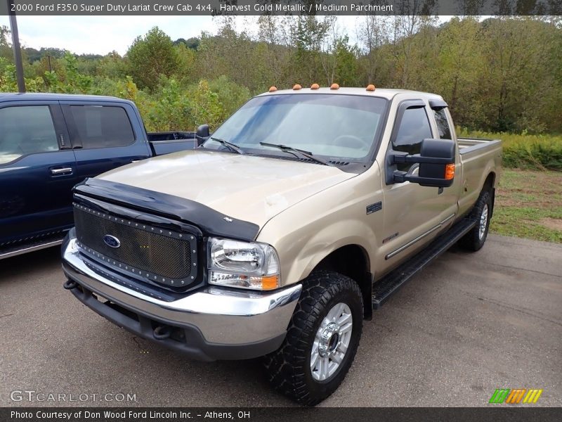  2000 F350 Super Duty Lariat Crew Cab 4x4 Harvest Gold Metallic